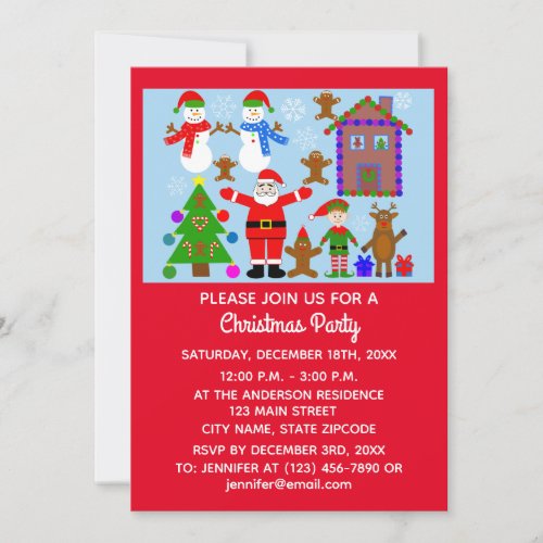 Christmas Gathering 2_2 Invitation Card