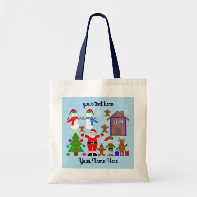 Christmas Gathering #2 Tote Bag (Front)