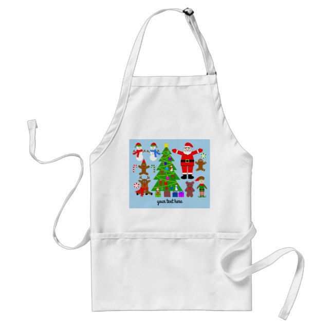 Christmas Gathering #3 Apron (Front)