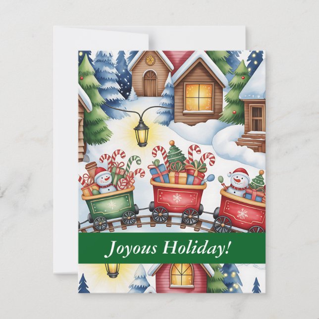 Christmas Gathering Invitation – Fully Custom Text (Front)