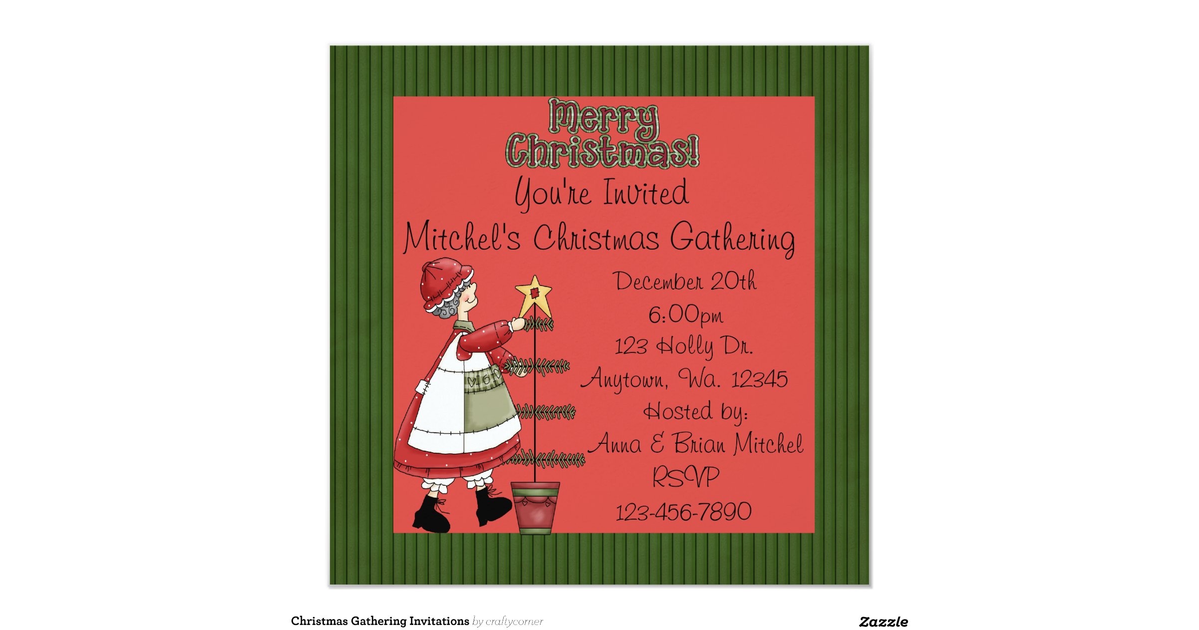 Christmas Gathering Invitations 3