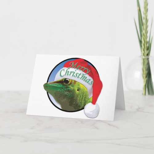Christmas Gecko _ Greeting Card Standard Holiday Card
