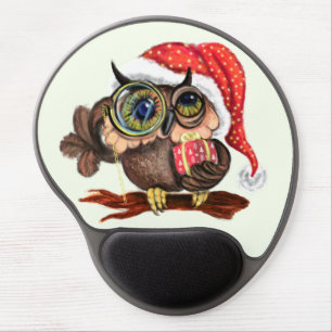 Christmas Gel Mouse Pad Baby Owl with Gift