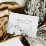 Christmas Gender Reveal Baby Shower Thank You Card<br><div class="desc">Christmas Gender Reveal Thank you cards. Matching items in our store Cava Party Design.</div>