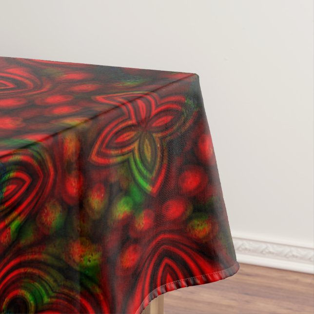 Christmas Geometric Design Table cloth (In Situ)
