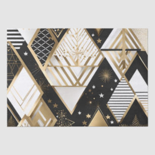 christmas geometric shapes tissue paper