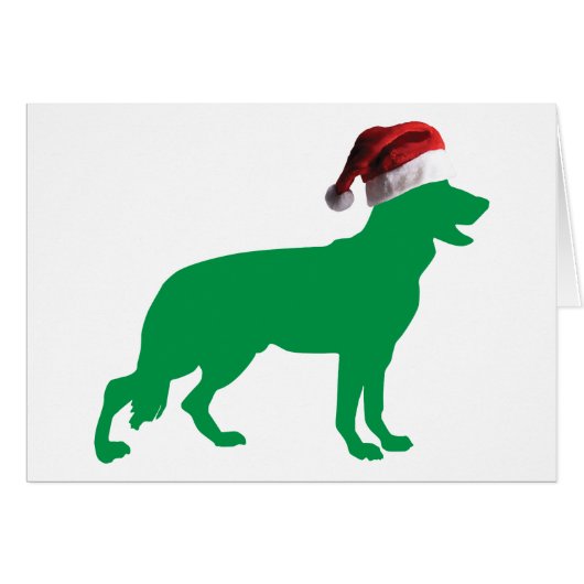 Christmas German Shepherd Cards (Front Horizontal)