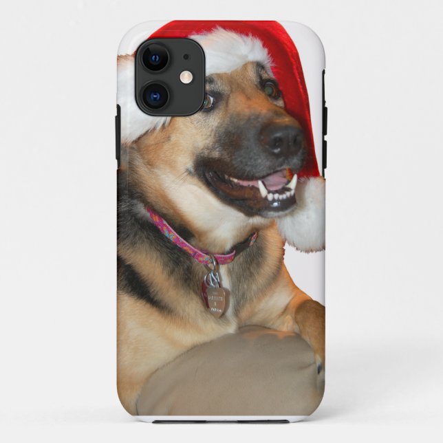 Christmas German Shepherd Case-Mate iPhone Case (Back)