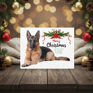 Christmas German Shepherd Greeting Card