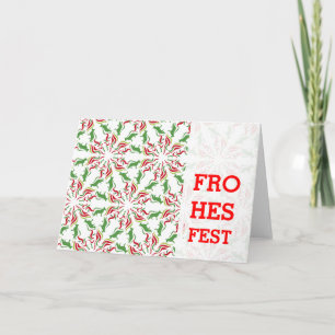 Christmas German Shepherd Holiday Card