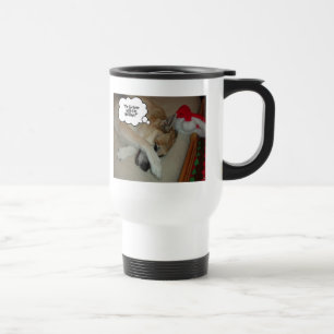 Christmas German Shepherd Travel Mug
