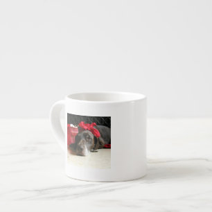 Christmas german shorthaired pointer espresso cup