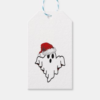 Christmas Ghost Tag