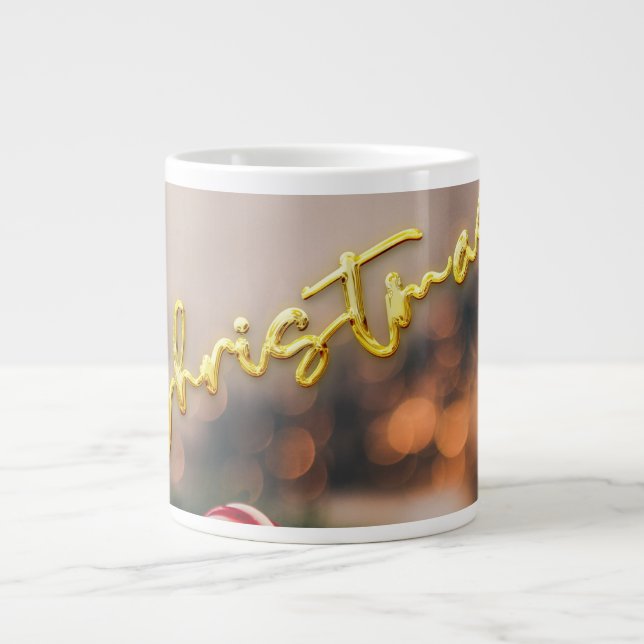 CHRISTMAS GIANT COFFEE MUG (Front)