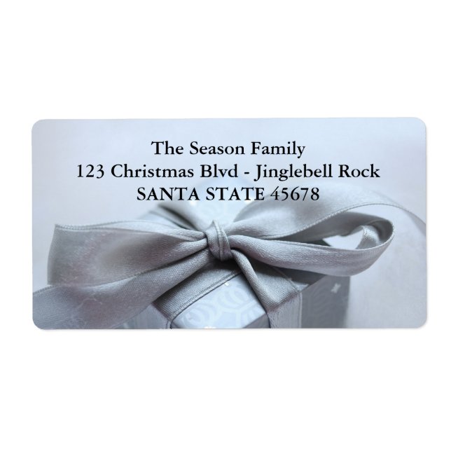 Christmas gift Address Label (Front)