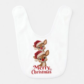 Christmas gift baby bib