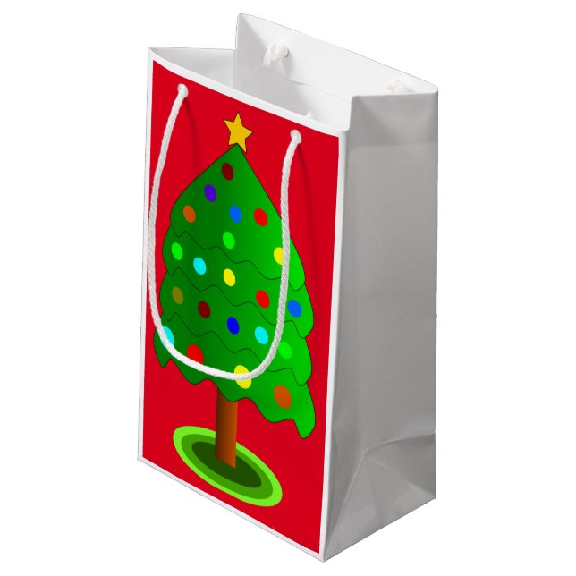 Christmas Gift Bag (Back Angled)