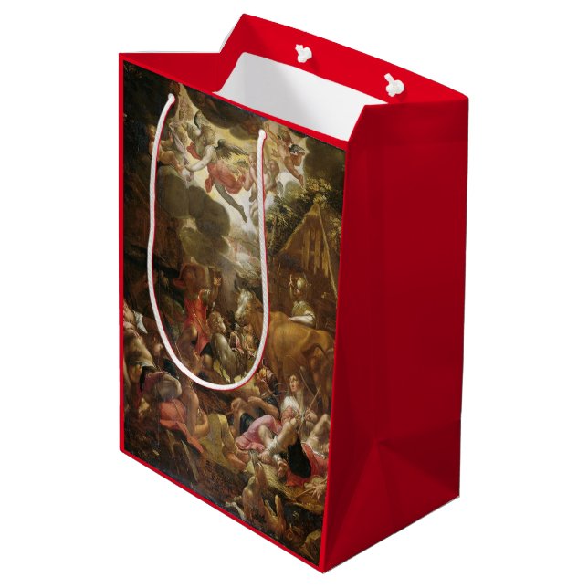 CHRISTMAS GIFT BAG GERMAN RENAISSANCE  (Back Angled)