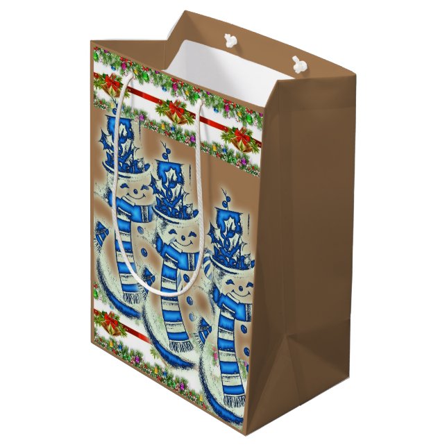 Christmas Gift Bags (Back Angled)