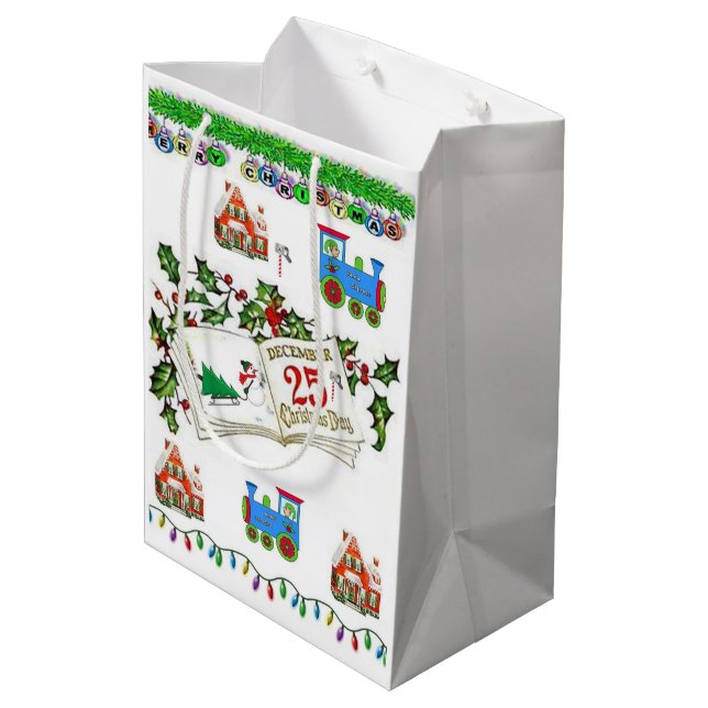 Christmas Gift Bags (Back Angled)