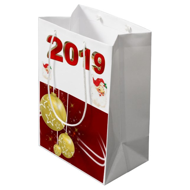Christmas Gift Bags 2019 (Back Angled)