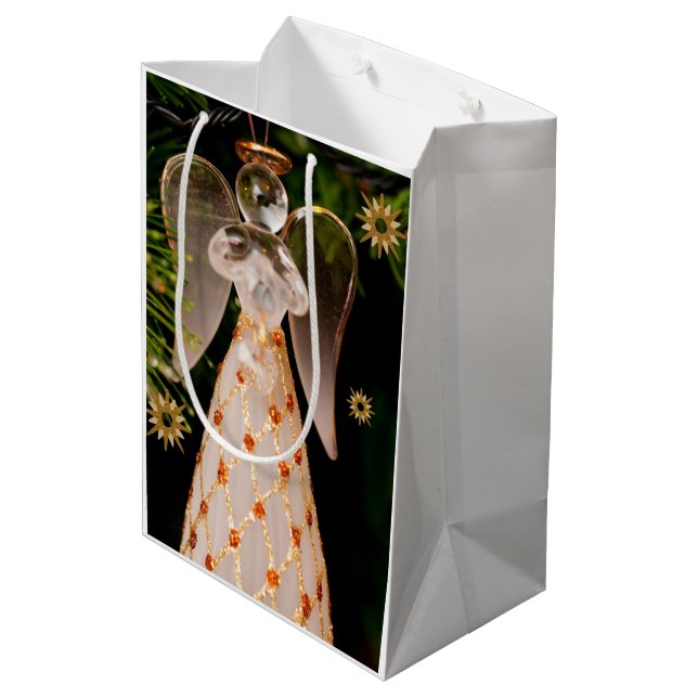 Christmas Gift Bags Angel (Back Angled)