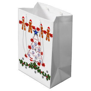 Christmas Gift Bags Gingerbread man