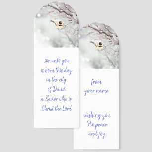 Christmas Gift Bible Scripture Customized Bookmark