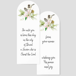Christmas Gift Bible Scripture Customized Bookmark