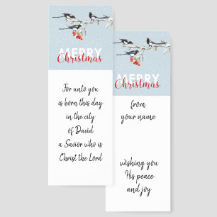 Christmas Gift Bible Scripture Customized Bookmark