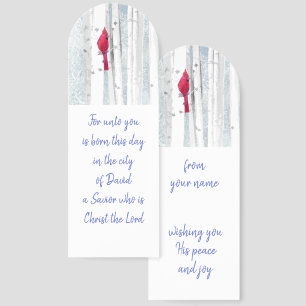 Christmas Gift Bible Scripture Customized Bookmark