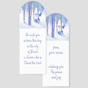 Christmas Gift Bible Scripture Customized Bookmark