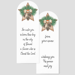 Christmas Gift Bible Scripture Customized Bookmark