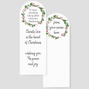 Christmas Gift Bible Scripture CustomizedBookmark Bookmarks