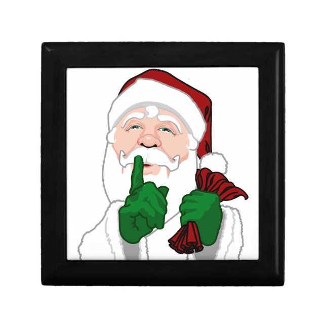 Christmas Gift Box Custom Santa Clause Jewelry Box (Front)