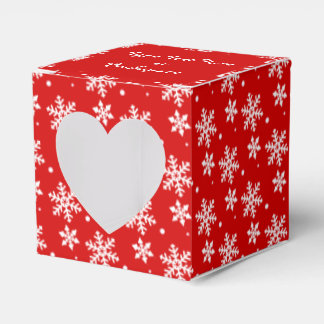 Christmas Gift Box Personalized Snowflake Boxes