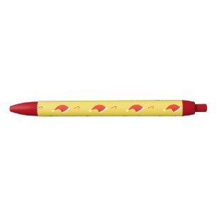 Christmas gift box Santa hat candy cane Pen