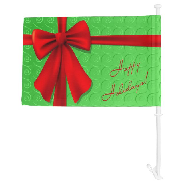 Christmas Gift Car Flag (Back)