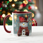 Christmas Gift Coffee Mug Cute Snowman Add Name<br><div class="desc">DIY Christmas Gift Coffee Mug Cute Snowman Add Name</div>