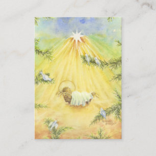 Christmas Gift Enclosure Cards Jesus in Manger