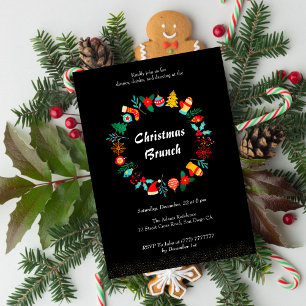 Christmas Gift Exchange Holiday Party Invitation