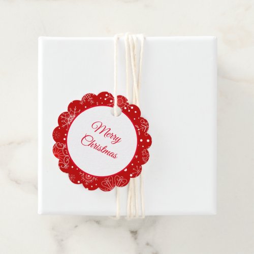 Christmas Gift_Favor Tag_Merry Christmas Favor Tags