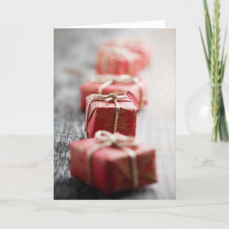 Christmas gift folded card