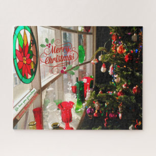 Christmas Gift for Grandma Tree in the Window DIY  Jigsaw Puzzle