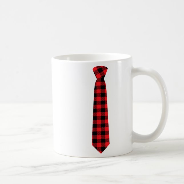 Christmas Gift For Men Dad Family Buffalo Plaid Ch Coffee Mug (Right)