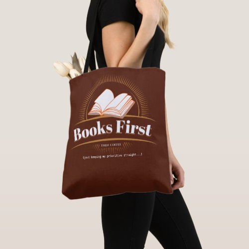 Christmas Gift for Mother Book Lover Funny Custom Tote Bag