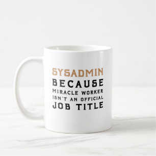 Christmas gift for system administrator coffee mug