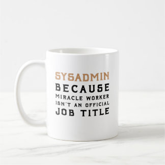 Christmas gift for system administrator coffee mug