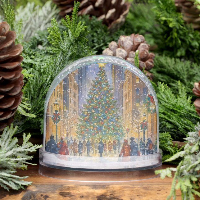Christmas Gift for Traveler | Christmas in NYC Snow Globe (Winter)