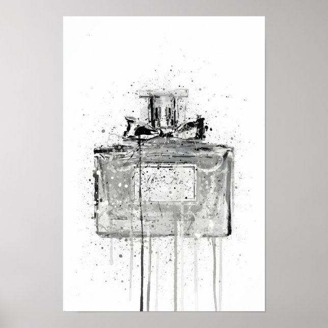 Christmas Gift Fragrance Bottle 'Candy Floss' Poster (Front)
